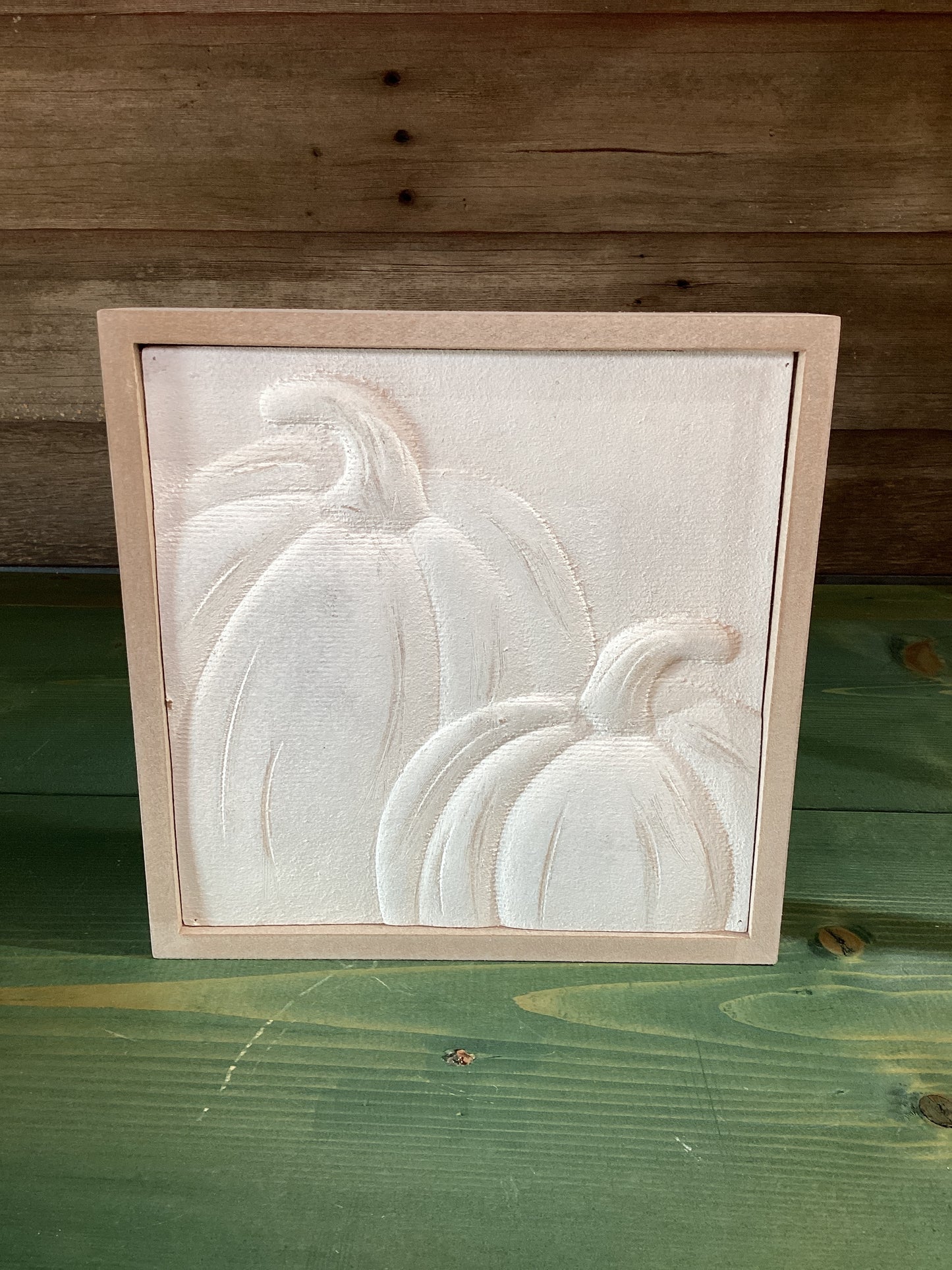 Fall Wood Framed Embossed Art