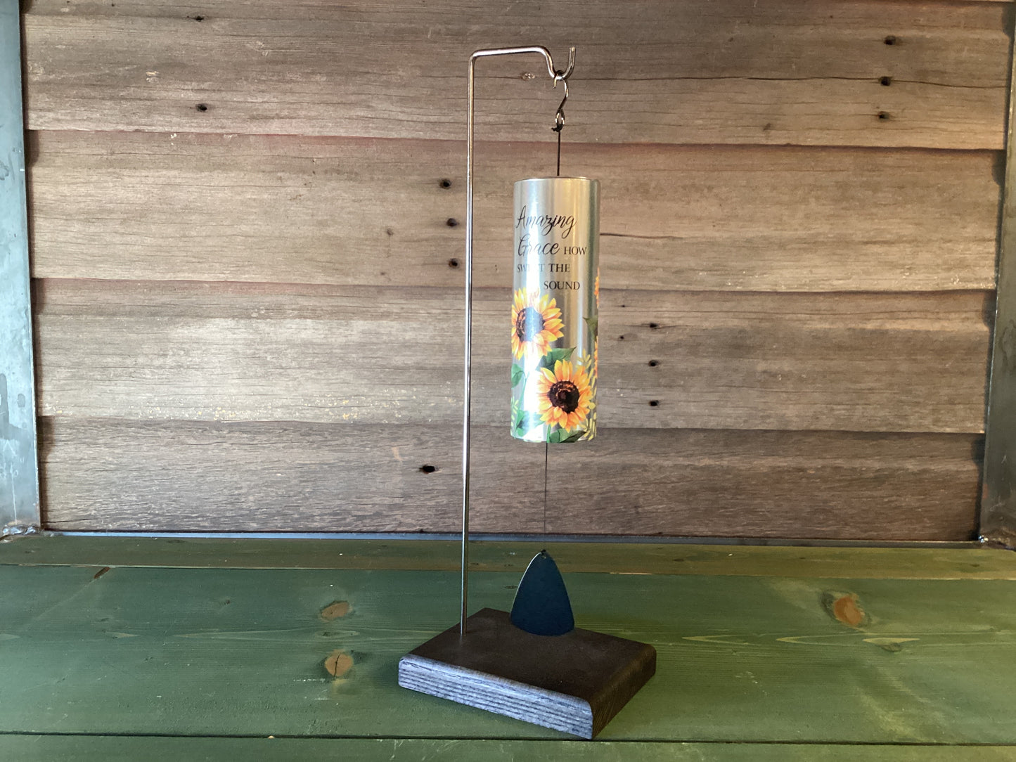 Mini Cylinder Chime with Stand Sunflower How Sweet The Sound