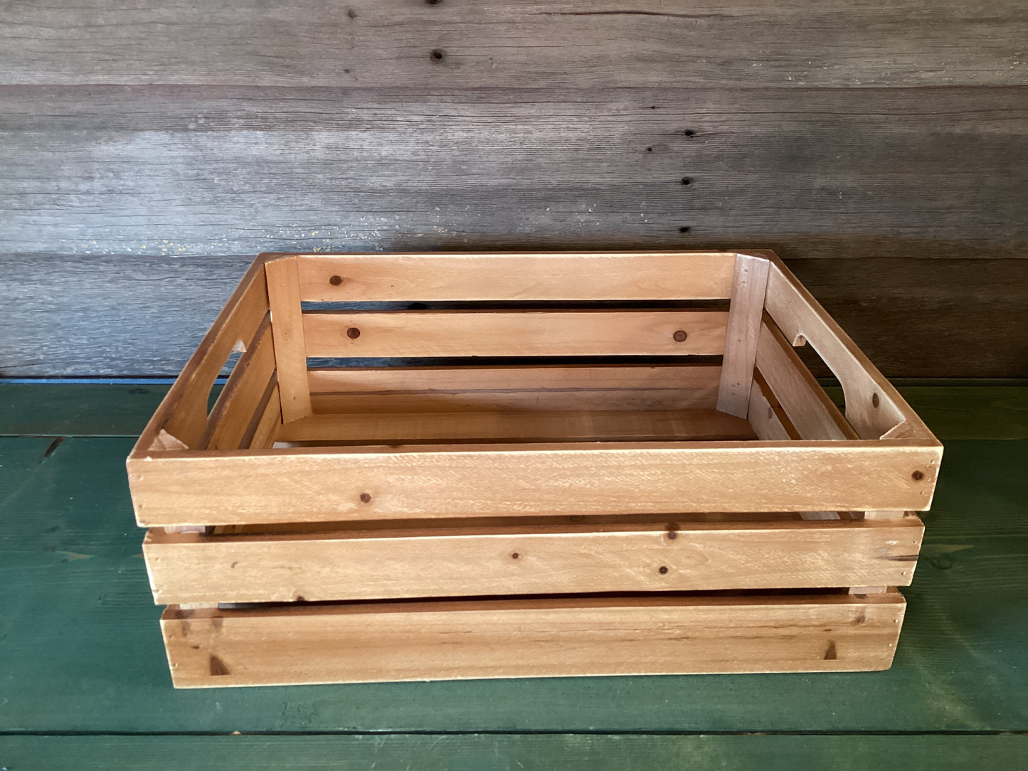 Natural Wood Crate (medium)