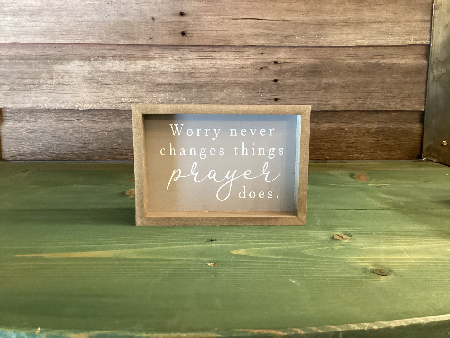 Prayer & Faith Plaque