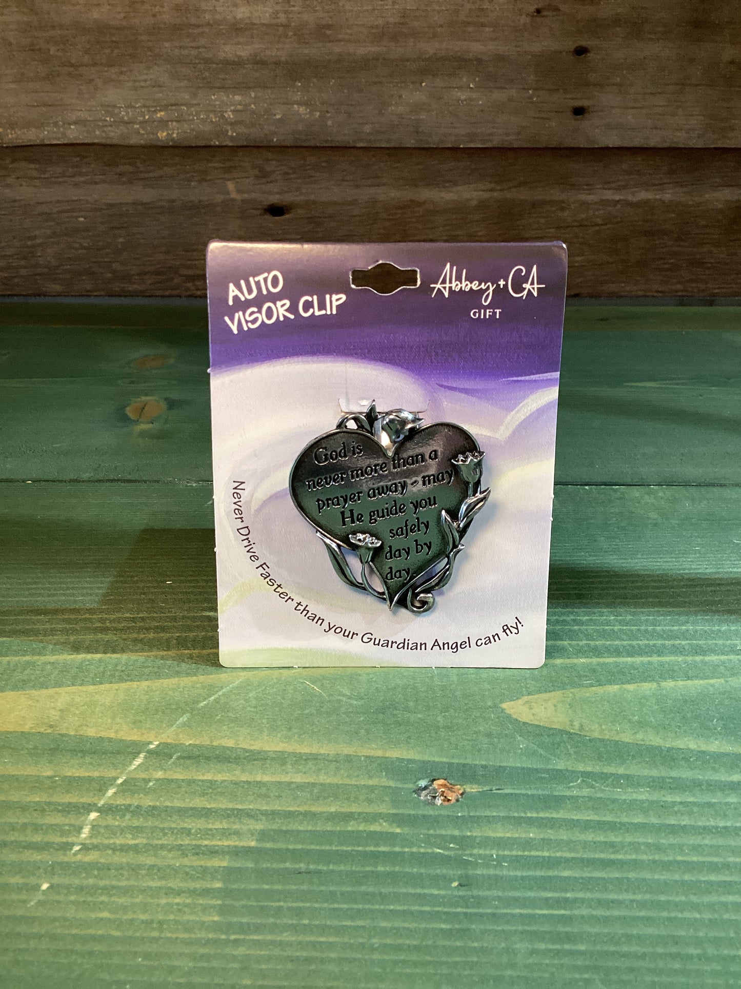 Visor Clip God Is Never More Than…