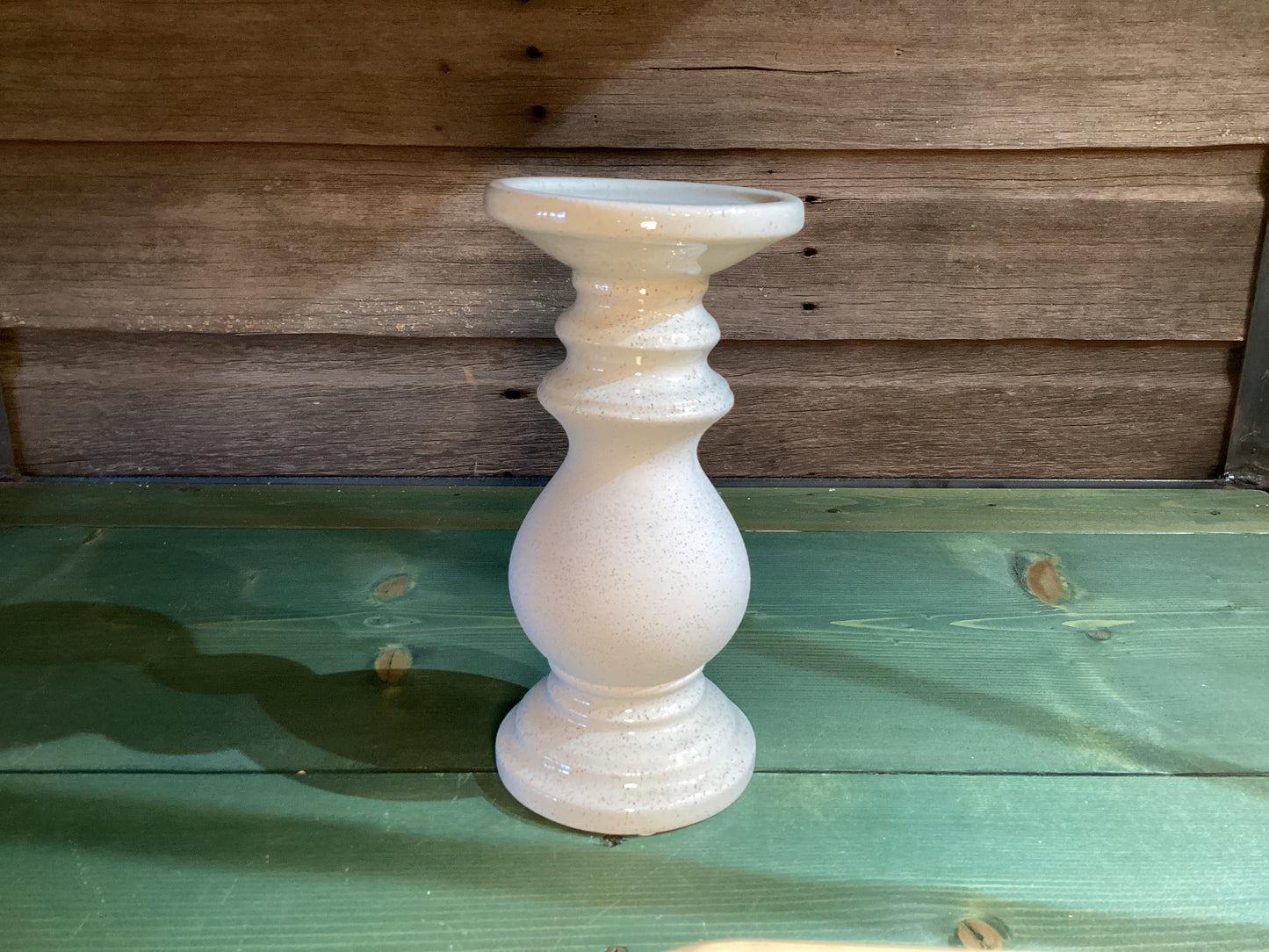 Rough Ceramic Pillar Candle Holder (md)