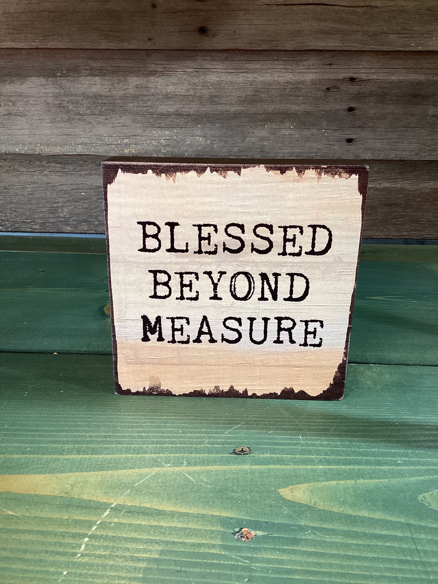 Blessed Beyond Measure Block
