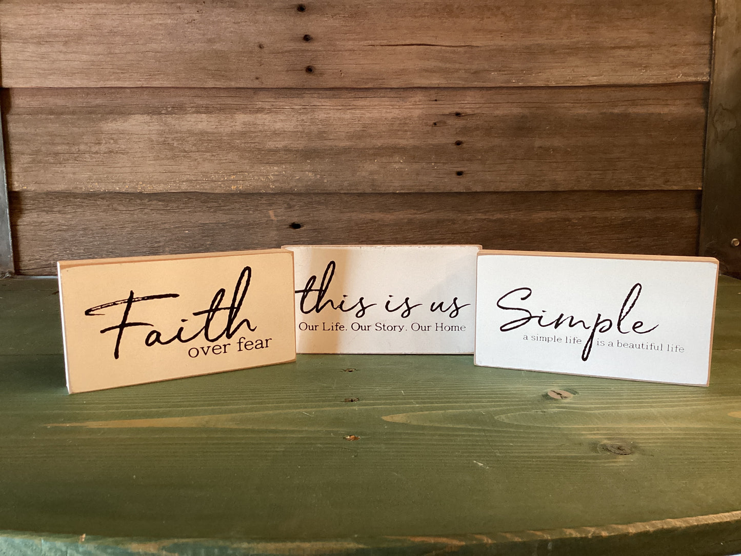 Faith Block White