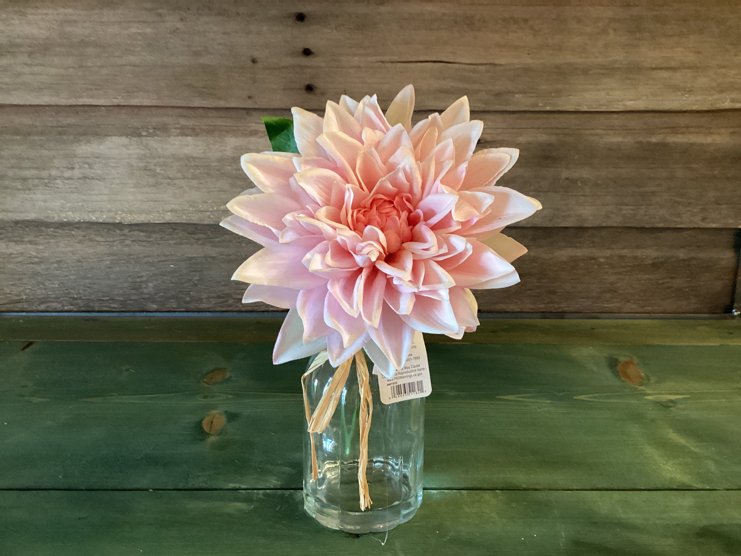 Feel Real Touch Dahlia in Glass Vase