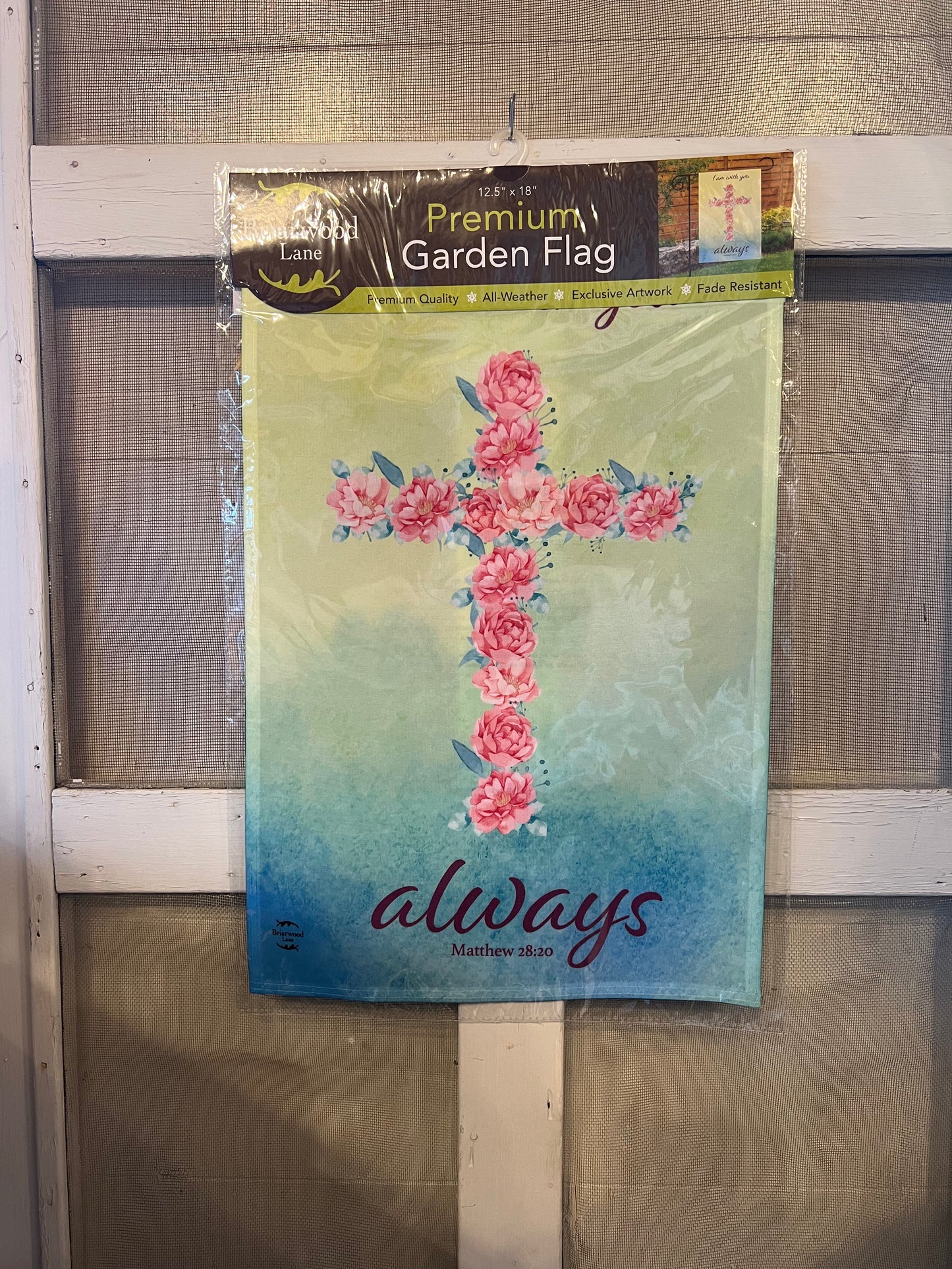 Garden Flag “I Am With You Always”