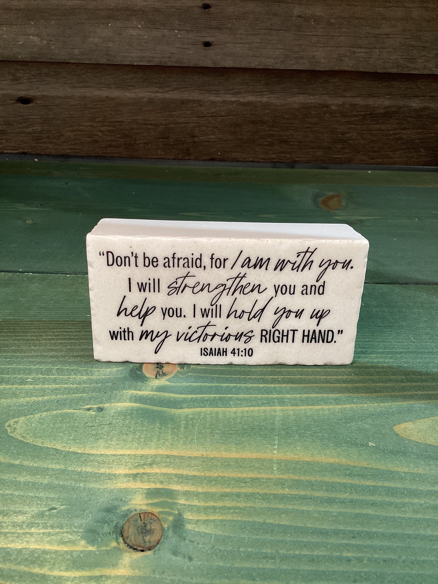 “Don’t Be Afraid…” Block
