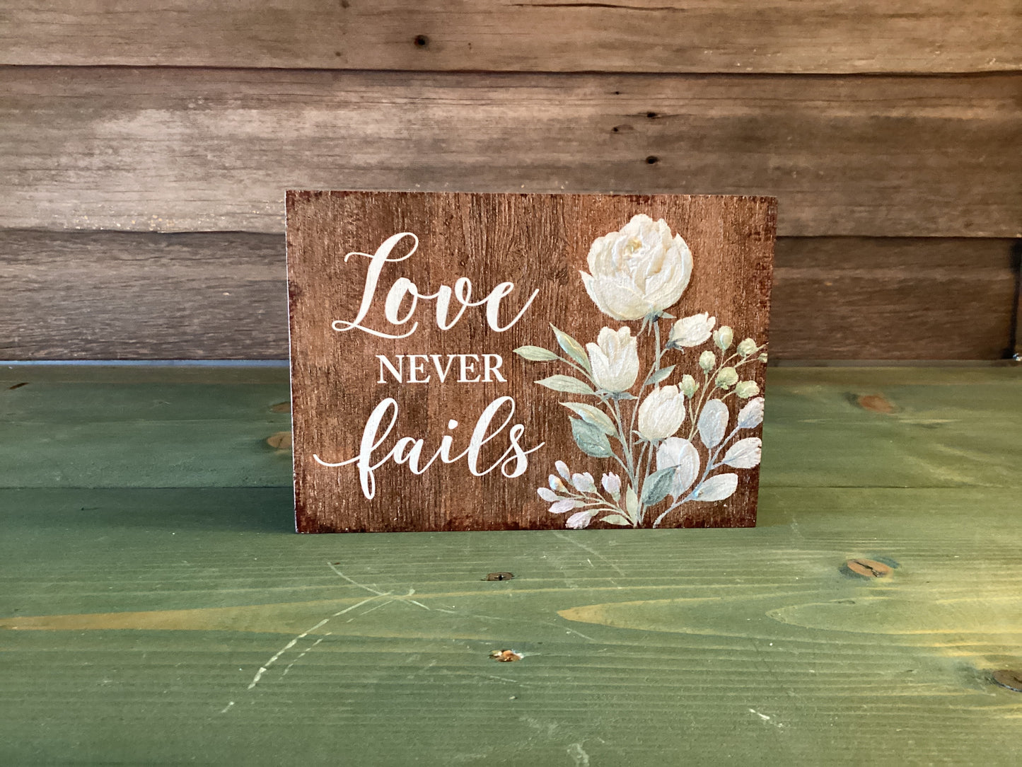 Ivory Blossoms w/Love Message