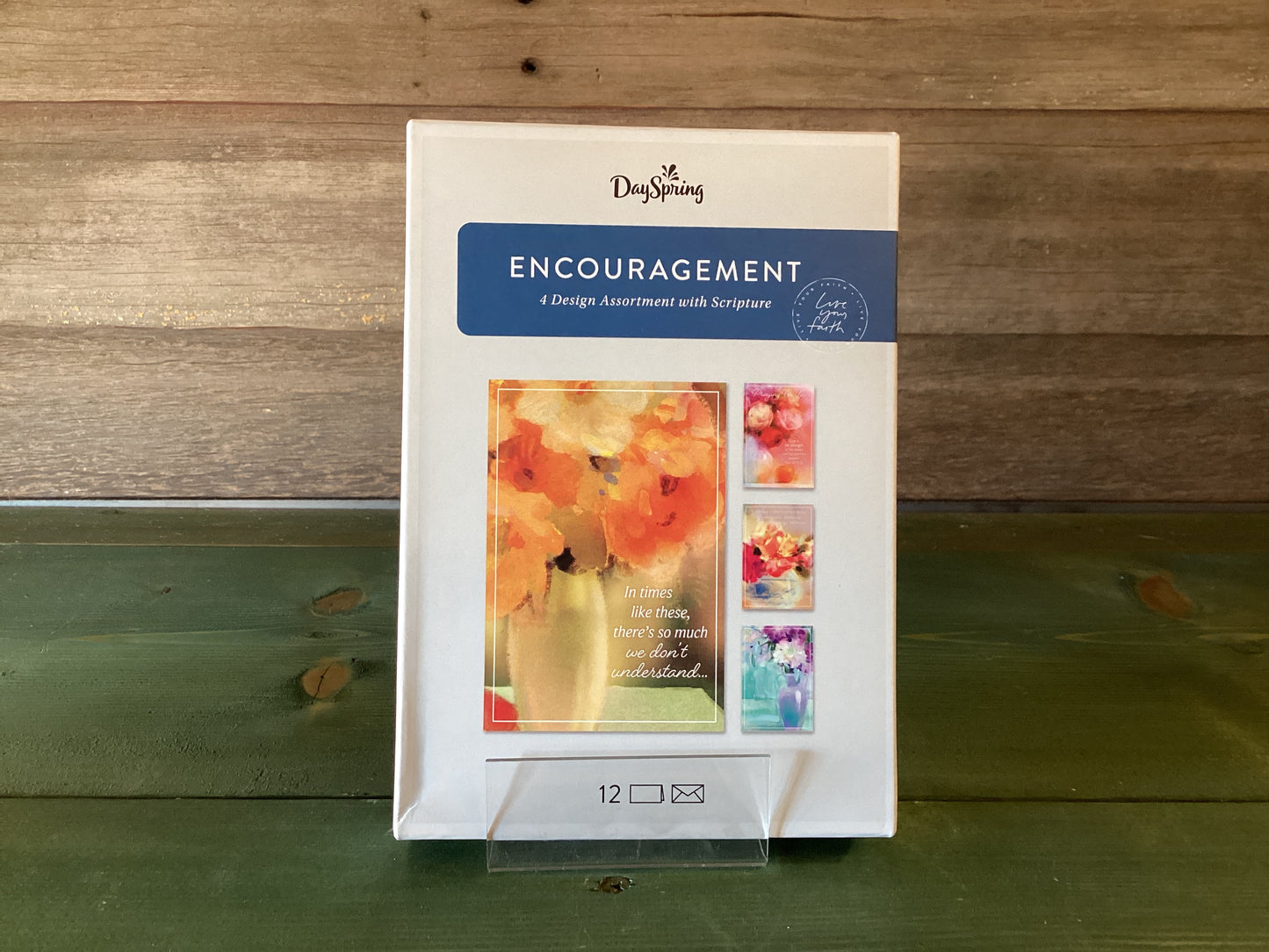 Box Cards Encouragement Waterpaint