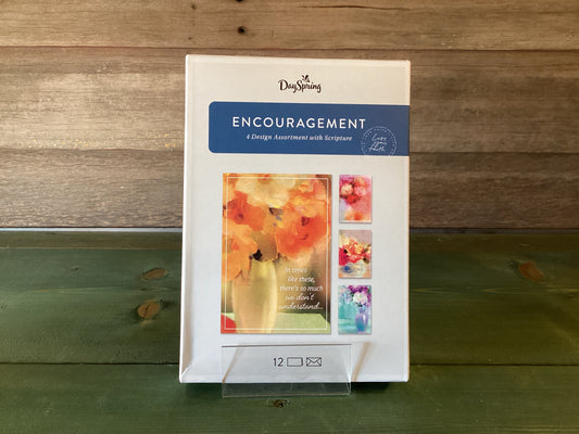 Box Cards Encouragement Waterpaint