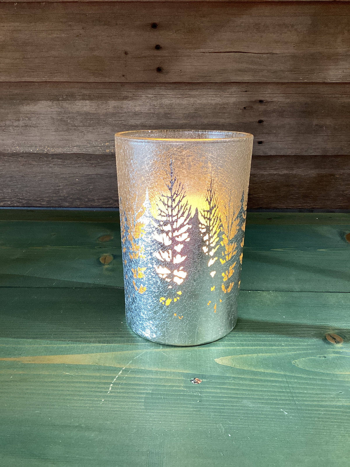 Metallic Winter Scene Hurricane (lg)
