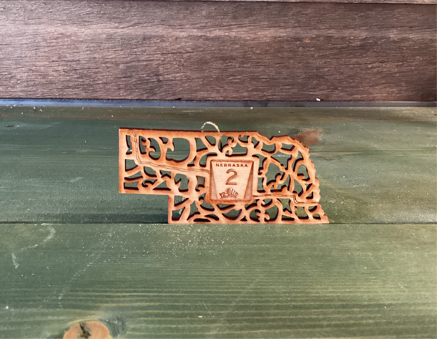 JJ Woodshop NE Hwy 2 Ornament