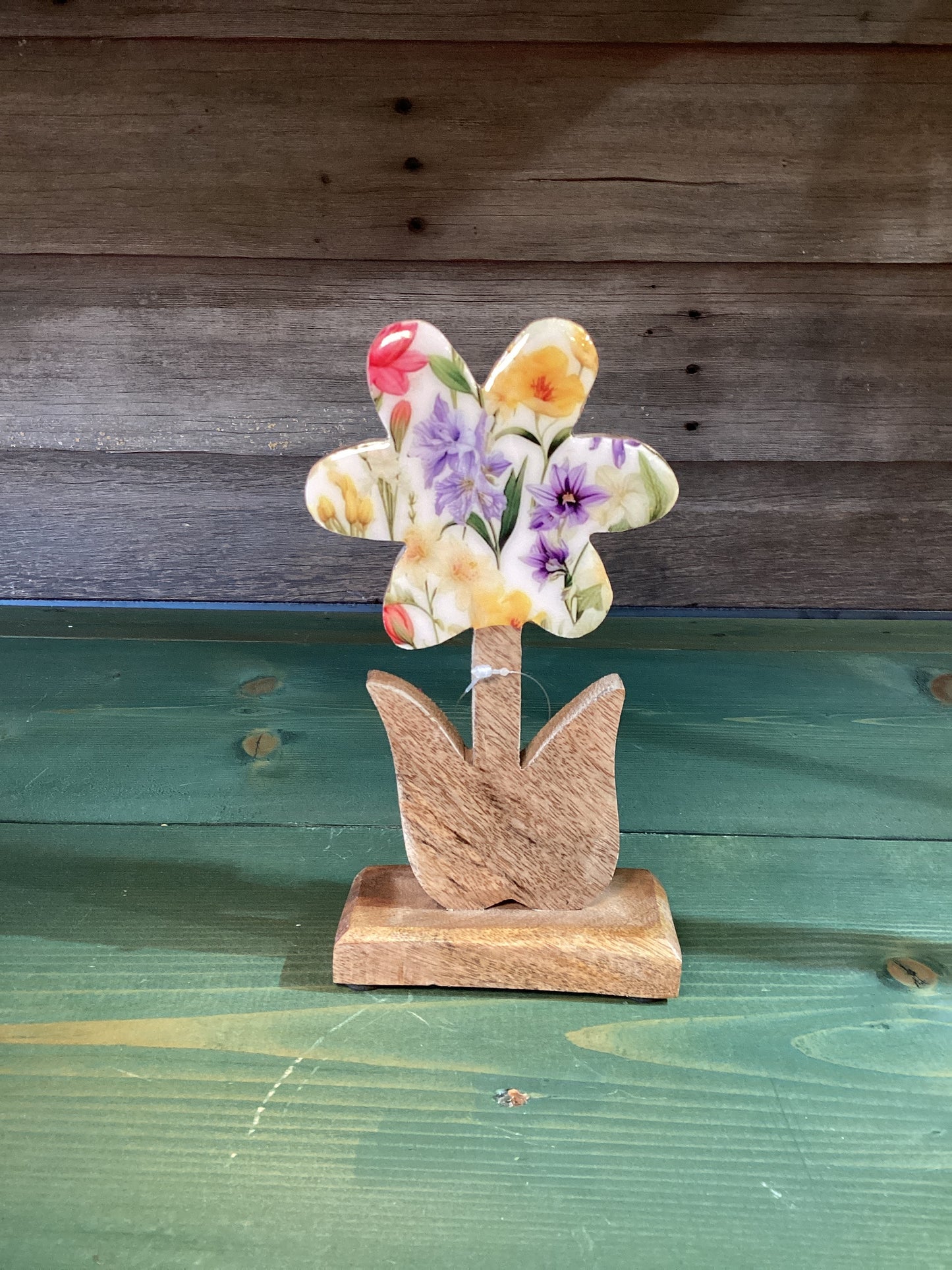 Flower Spring Enamel w/Flowers (lg)