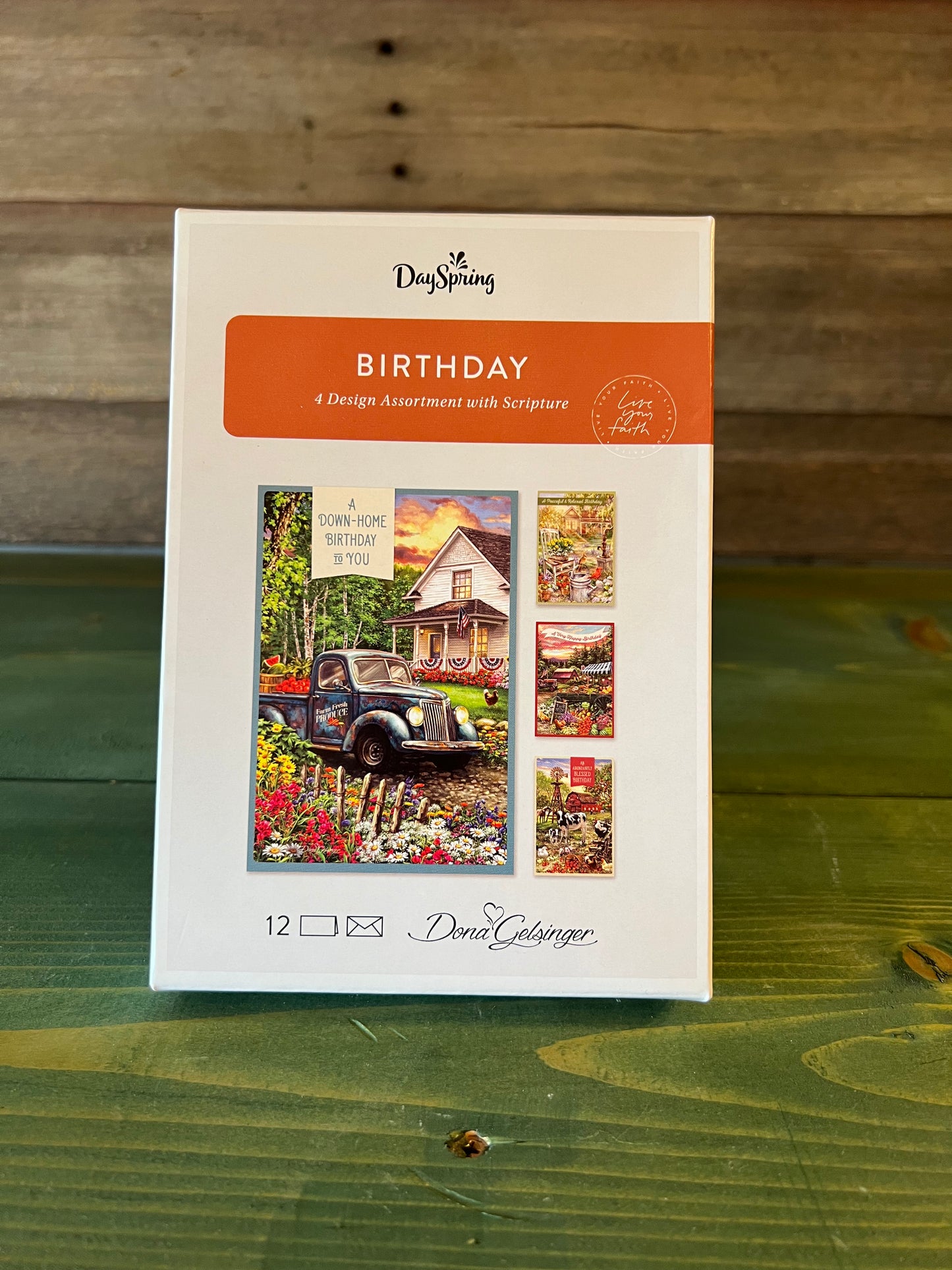 Box Card Birthday Farming Dona Gelsinger
