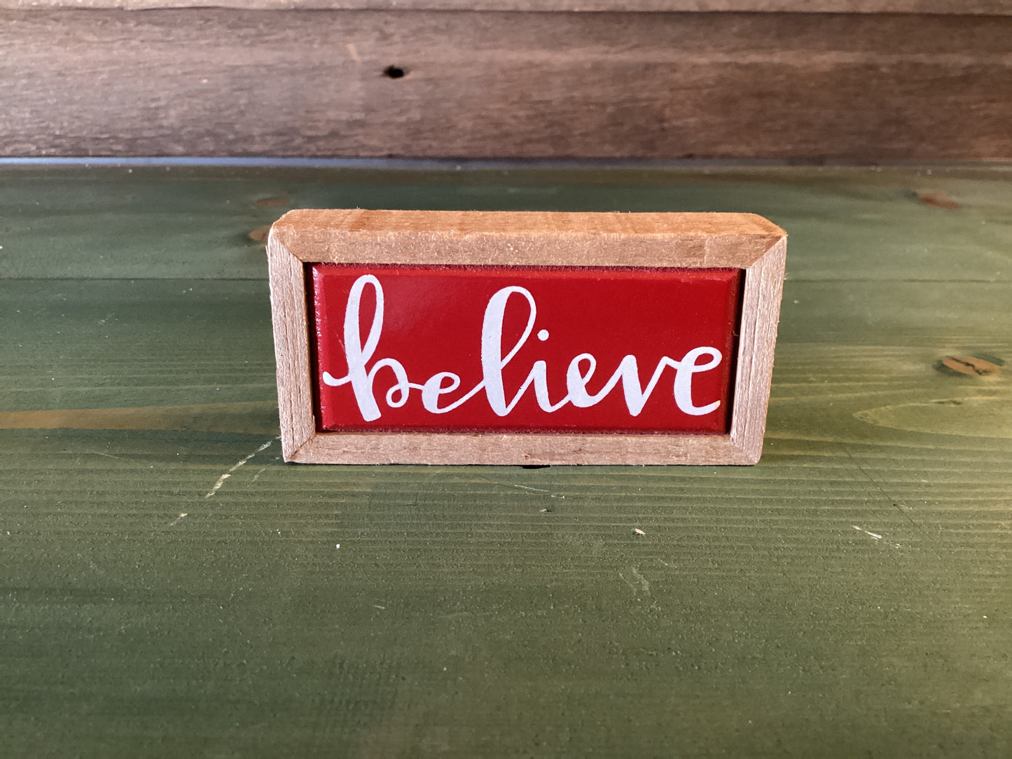 Believe Mini Block