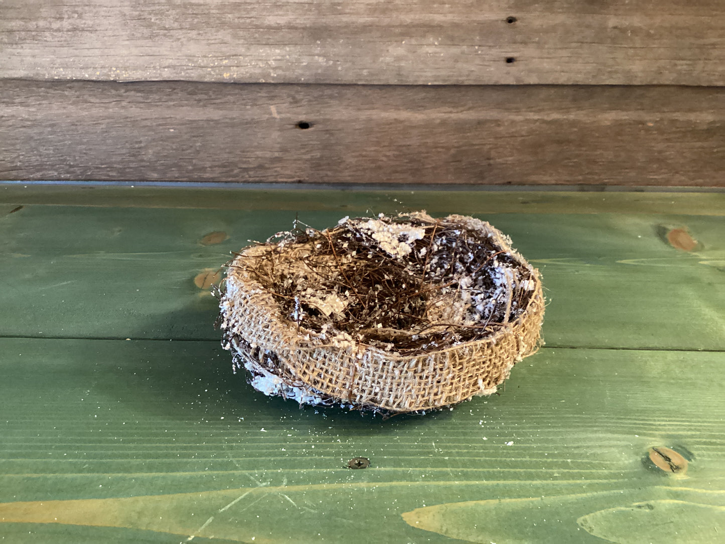 Bird Nest w/ Snow