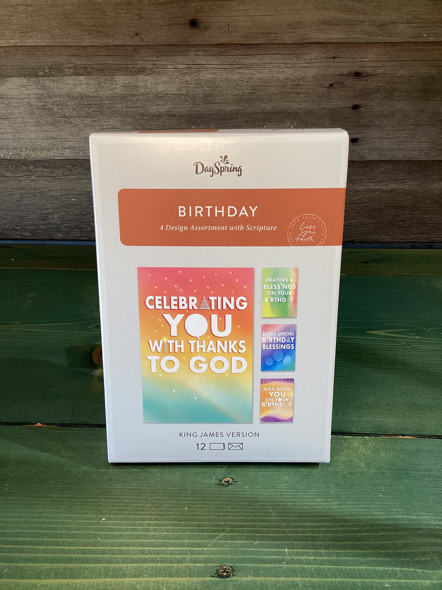 Box Cards Birthday Dots