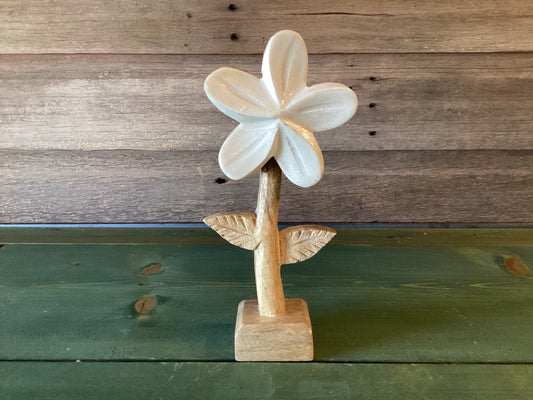 Enamel White Flower