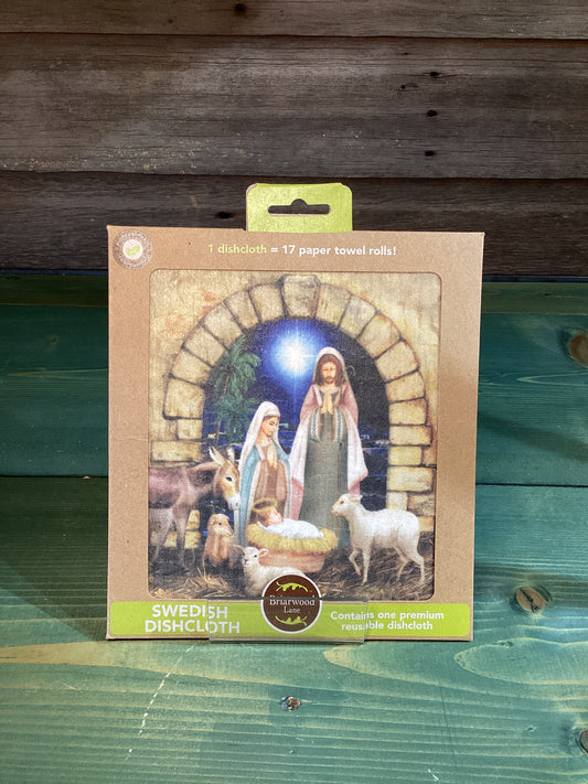 Swedish Dishcloth Away In A Manger