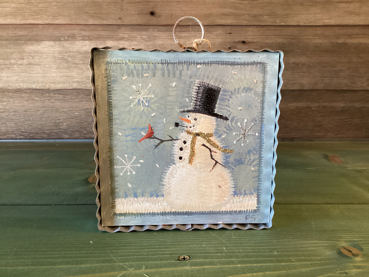 Gallery Hook Rug Snowman