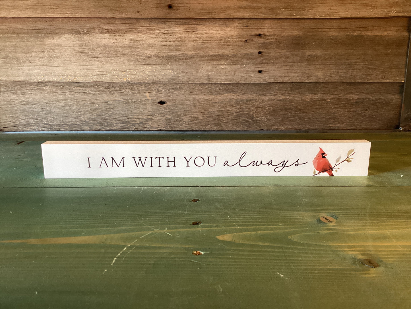 I Am With... Cardinal Block