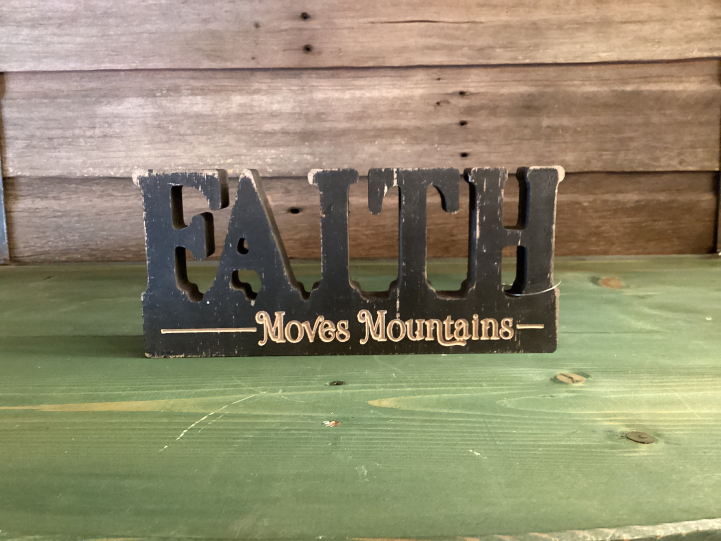 Faith Moves Mountains Black Block