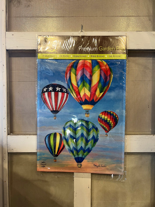 Garden Flag Hot Air Balloon