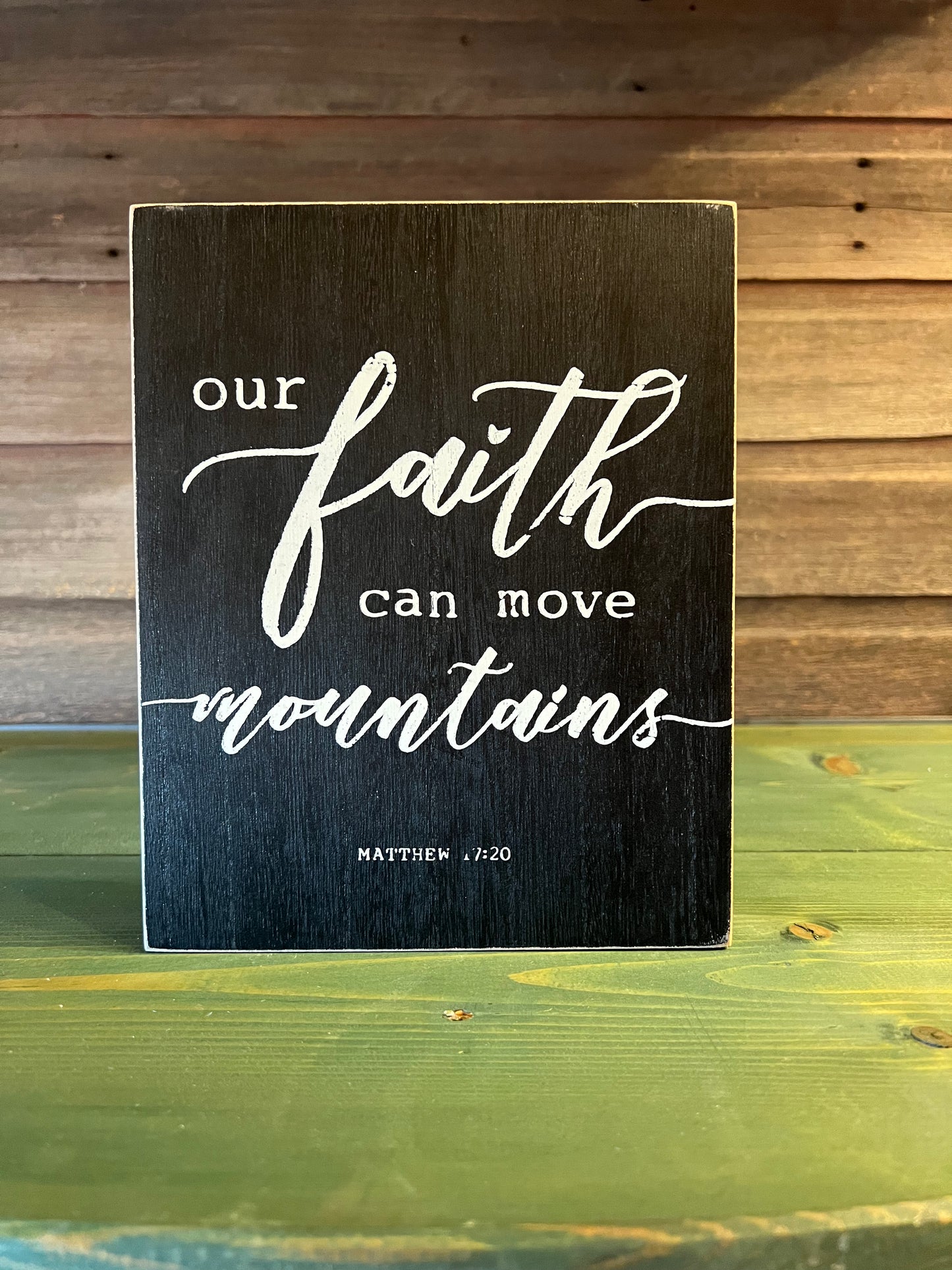 Our Faith Can... Plaque