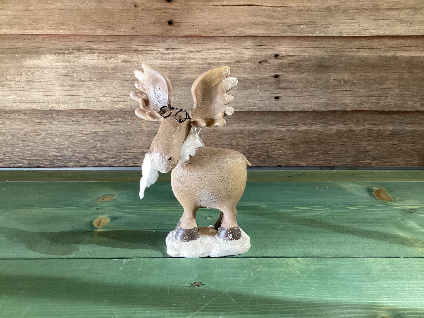 Moose w/Glasses & Scarf