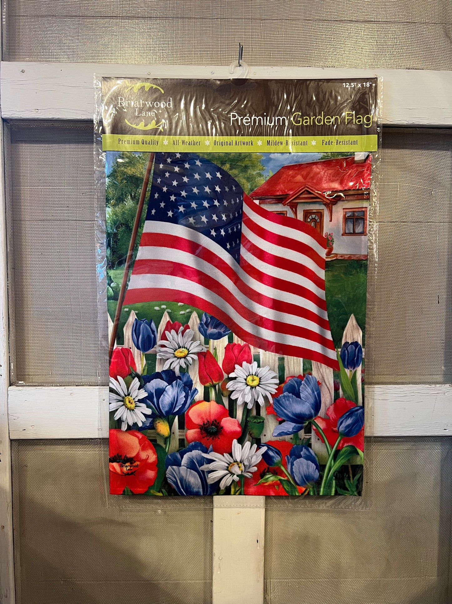 Garden Flag American Garden