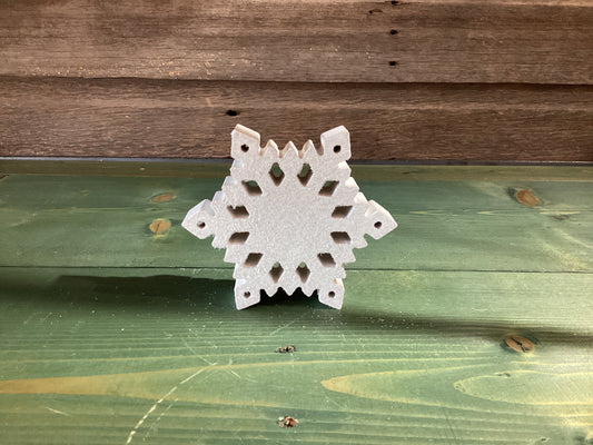 Snowflake Wooden Sitter