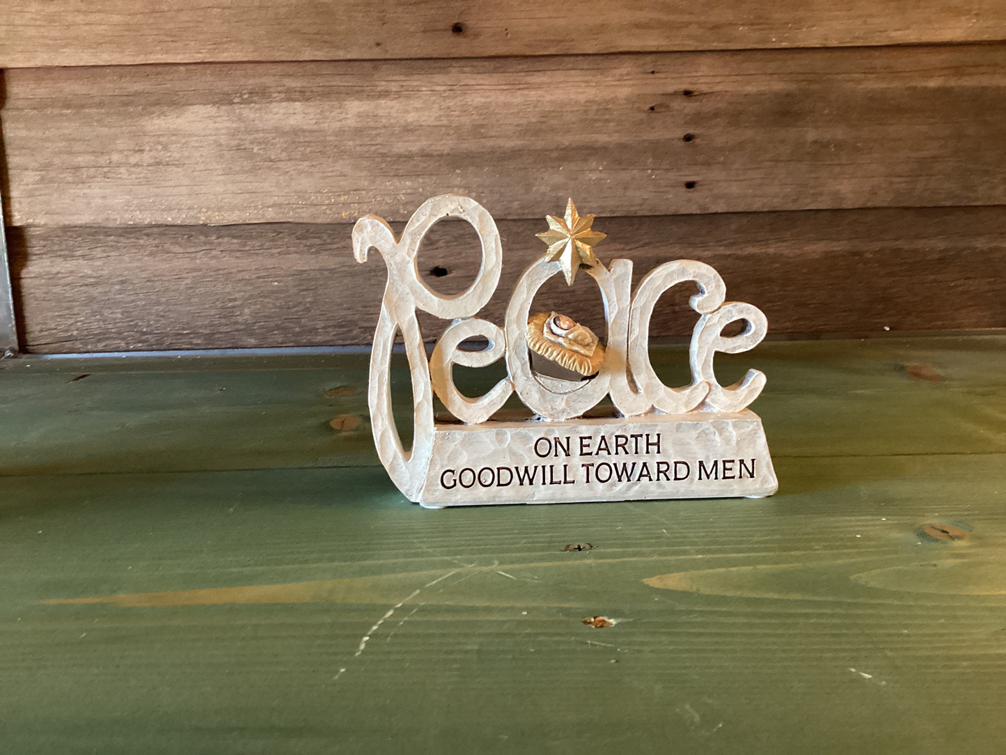 Glory Faith Peace w/ Baby Jesus