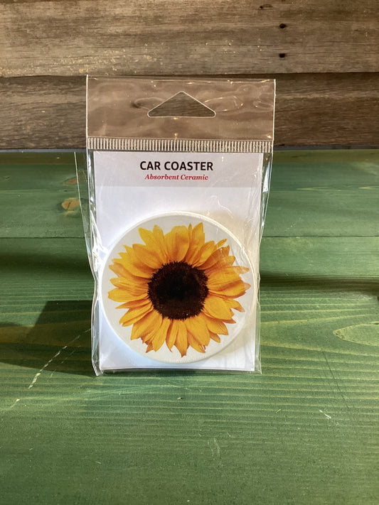 Car Coaster Sunflower