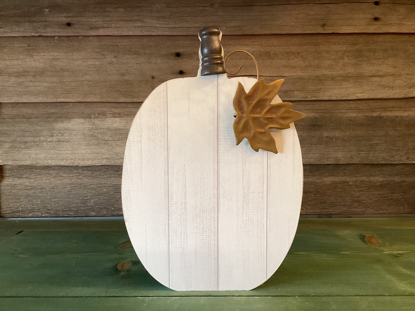 White Paneled Pumpkin (med)