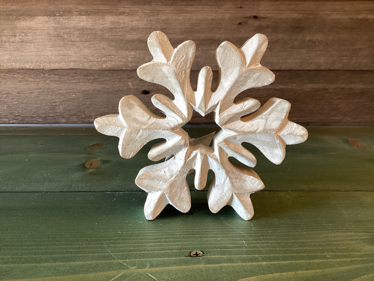 White Washed Snowflake (med)