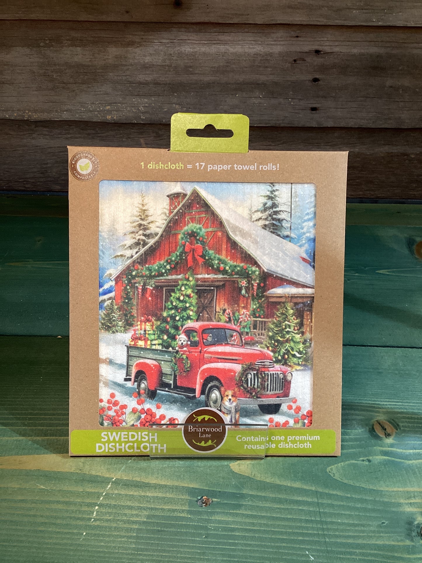 Swedish Dishcloth Country Christmas
