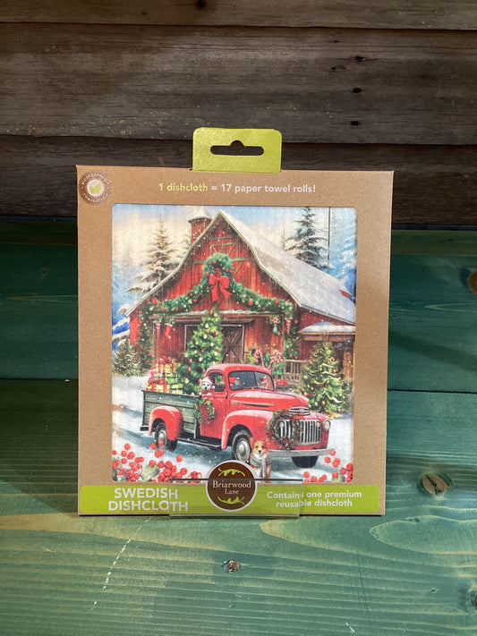 Swedish Dishcloth Country Christmas