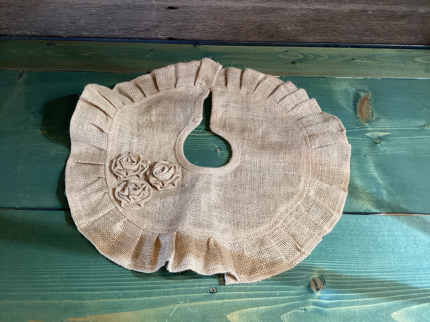 Burlap Rosette Tree Skirt