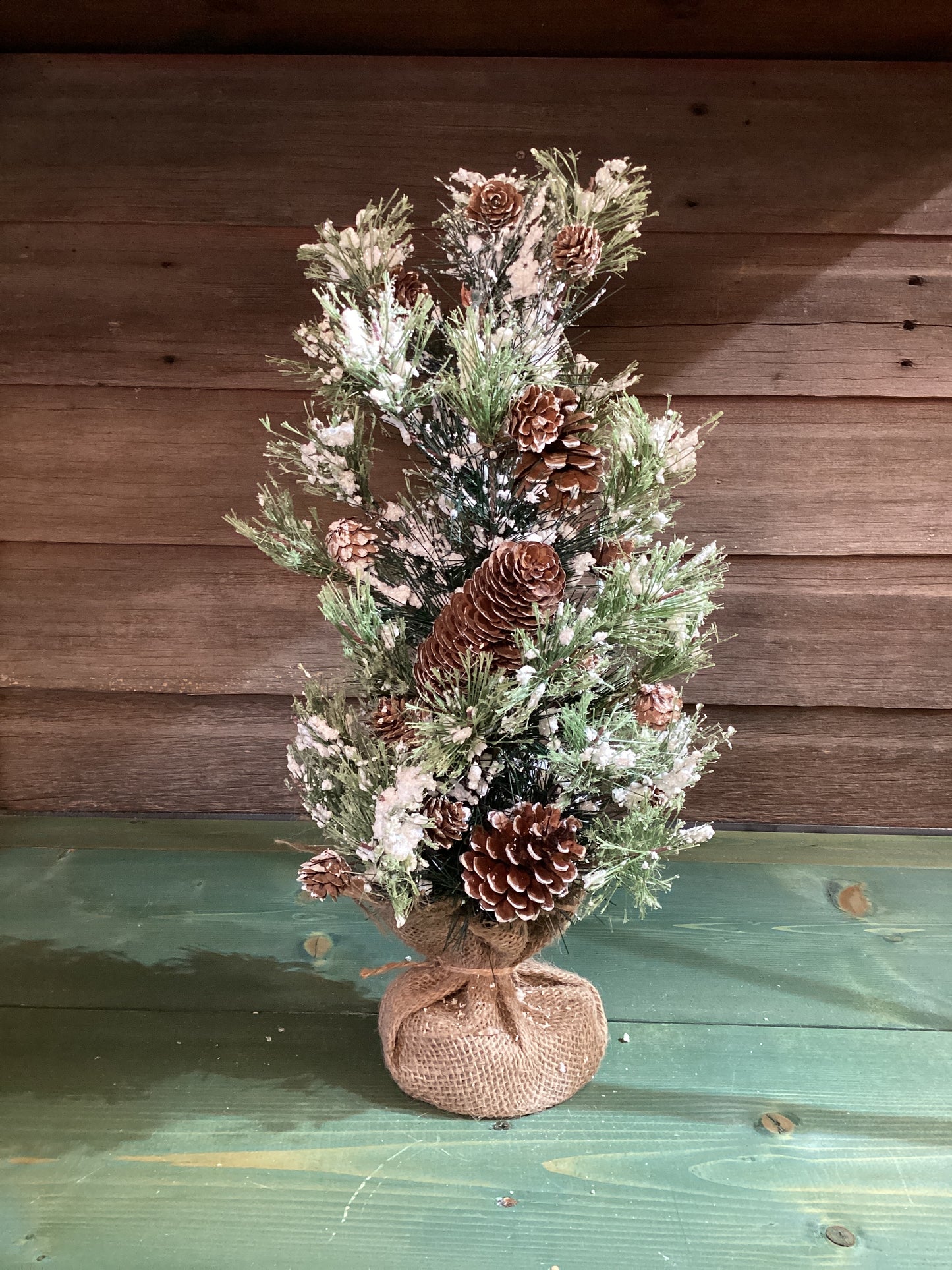 Glitter Snow Pine Tree (sm)