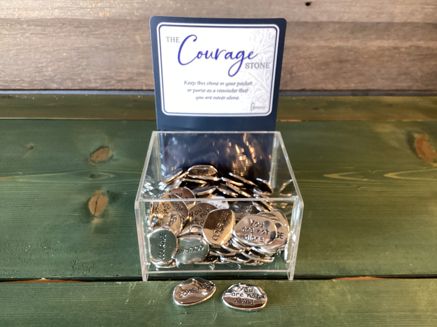 Pocket Charm “Courage/You are not alone”