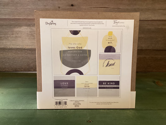 Compassion Promise Box w/ 26 Inspirational Cards