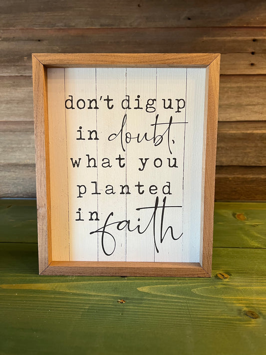 Don't Dig Up... Sign