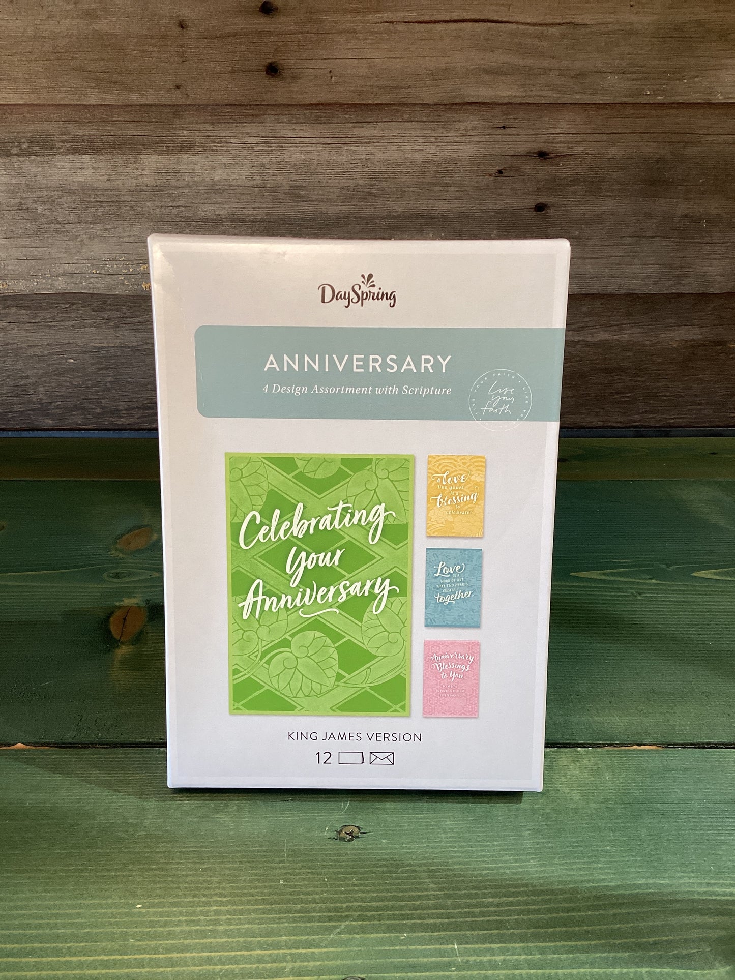 Box Cards Anniversary Colorful