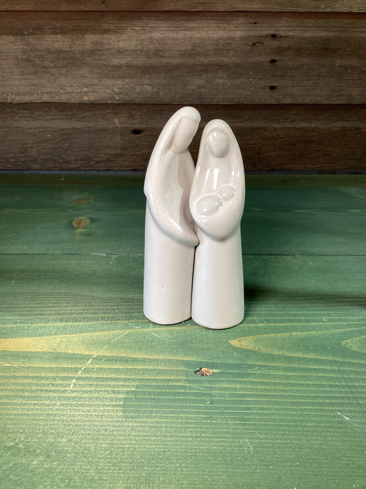 Stoneware Holy Family Speckled