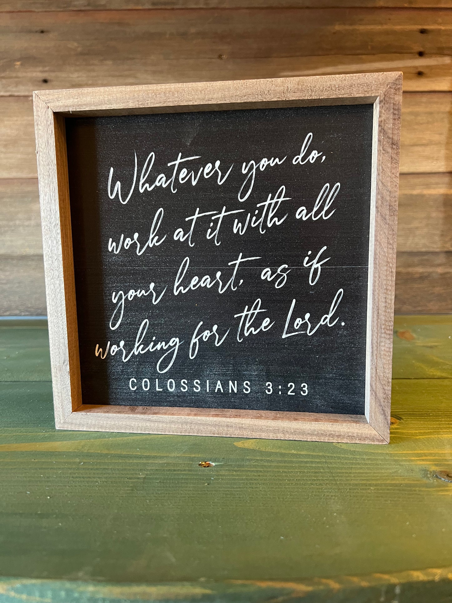 Whatever You Do… Plaque