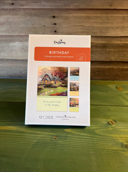 Box Card Kinkade Birthday