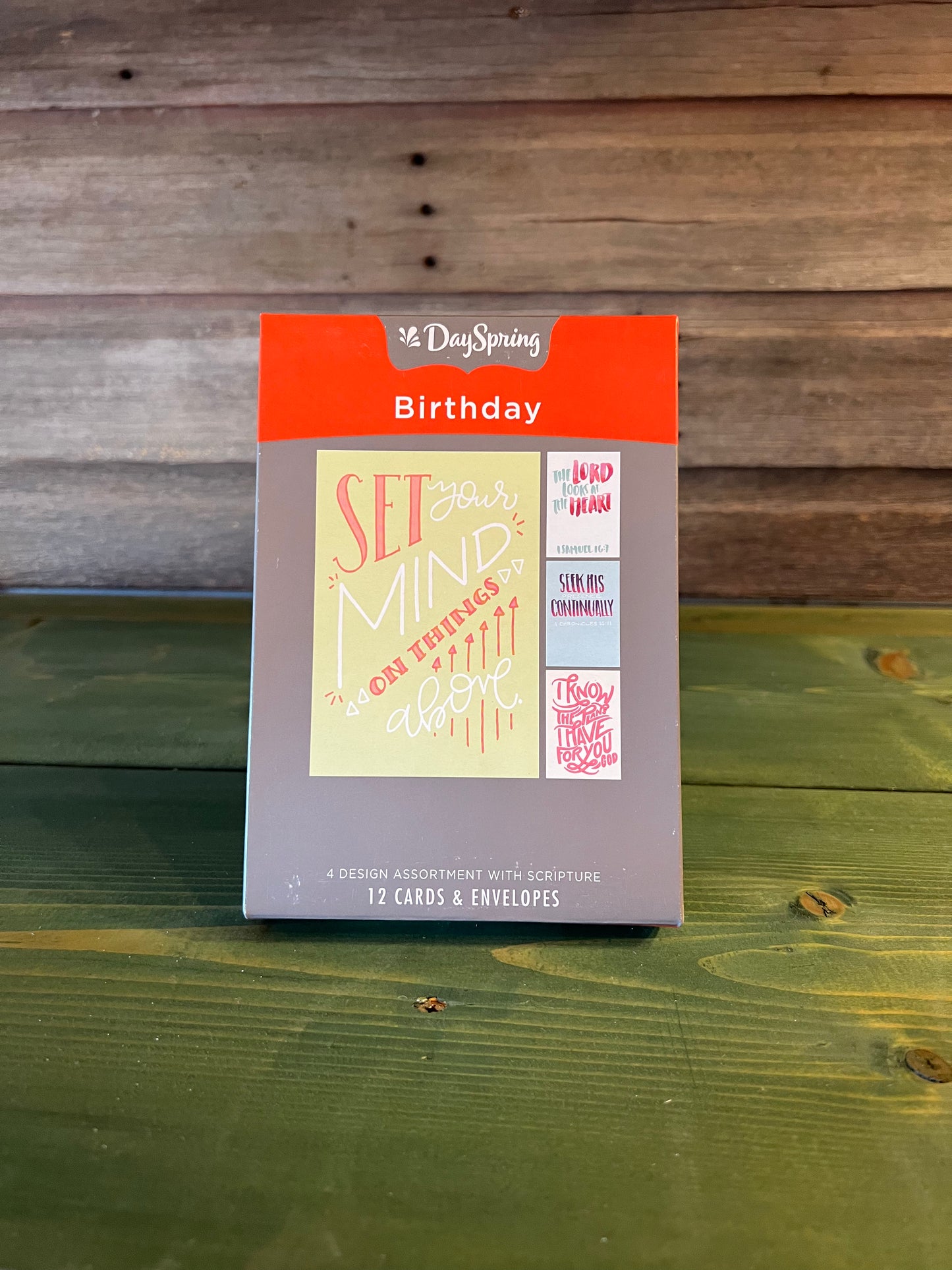 Box Cards Birthday “Set Your Mind”