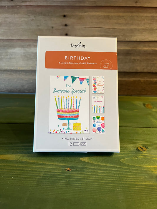 Box Cards Birthday Script Text