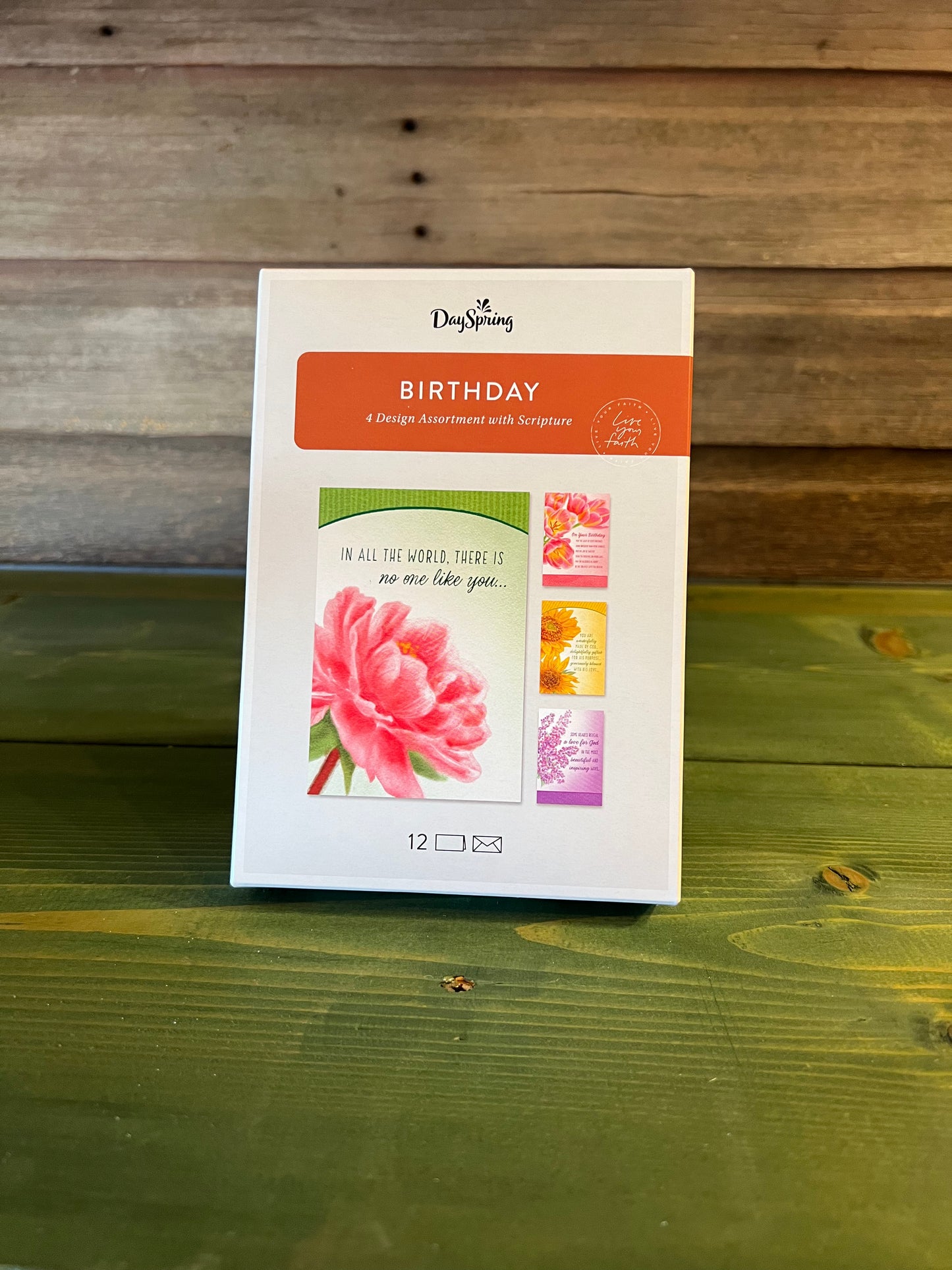 Box Cards Birthday Floral