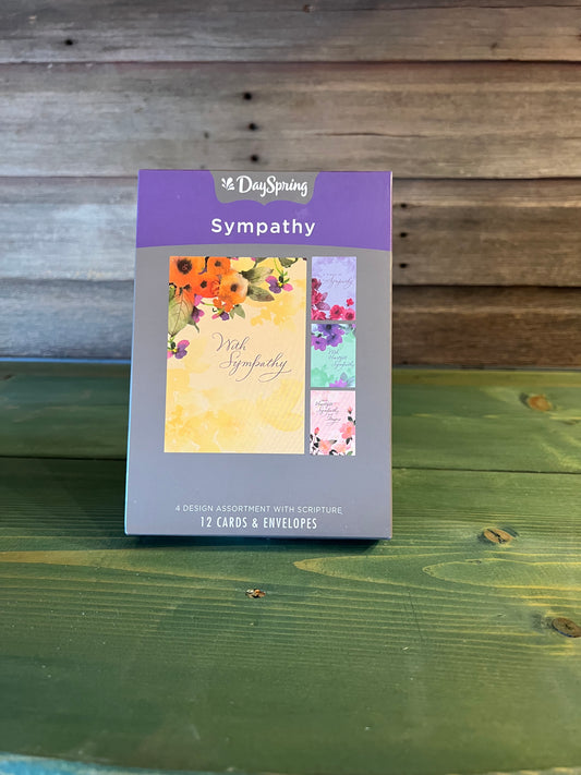 Box Cards Sympathy Watercolors